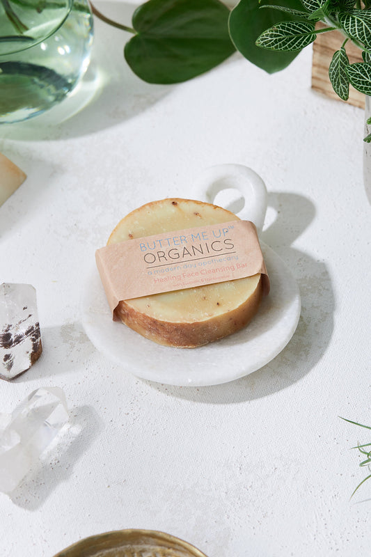 Healing Organic Facial Bar – Frankincense, Myrrh & Turmeric