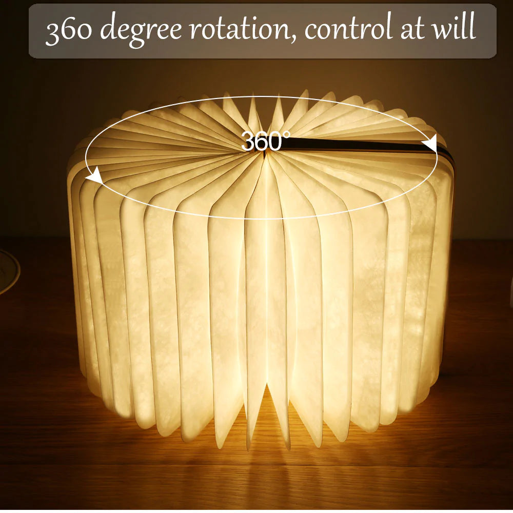 Portable LED Folding Book Light – Magnetic & USB Rechargeable