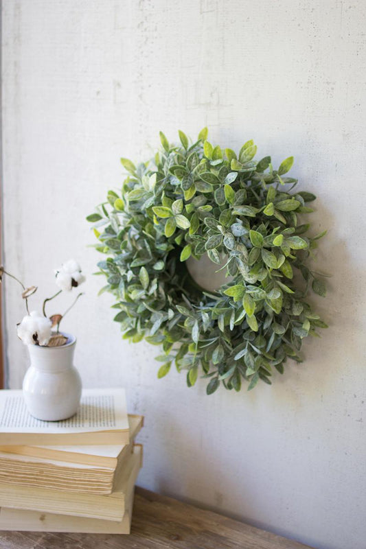 Kalalou Artificial Sage Wreath – 15" Diameter