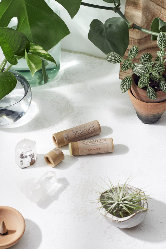 Kissable Lips Organic Lip Balm – Zero Waste Paperboard Tube