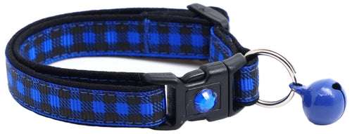 Black Buffalo Plaid - Breakaway Cat Collar