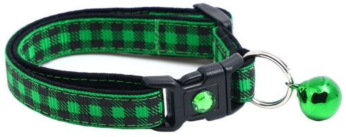 Black Buffalo Plaid - Breakaway Cat Collar