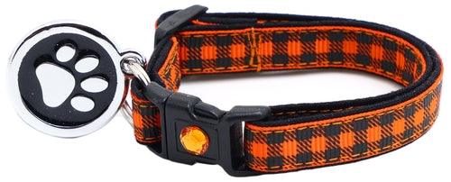 Black Buffalo Plaid - Breakaway Cat Collar