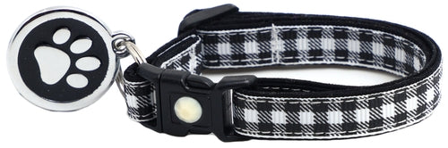 Black Buffalo Plaid - Breakaway Cat Collar