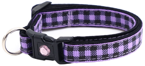 Black Buffalo Plaid - Breakaway Cat Collar