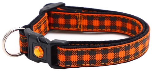 Black Buffalo Plaid - Breakaway Cat Collar
