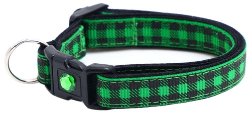 Black Buffalo Plaid - Breakaway Cat Collar