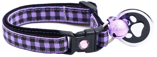 Black Buffalo Plaid - Breakaway Cat Collar
