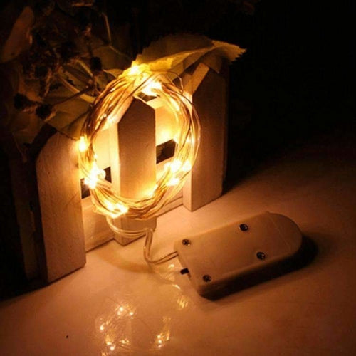 AMZER Fairy String Light – 20 LED, 2m, Waterproof, Battery Operated