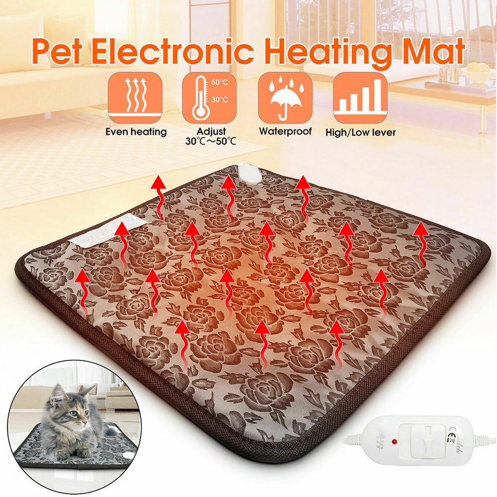 Thermal Heating Waterproof Bed Pad for Pets – Adjustable & Portable