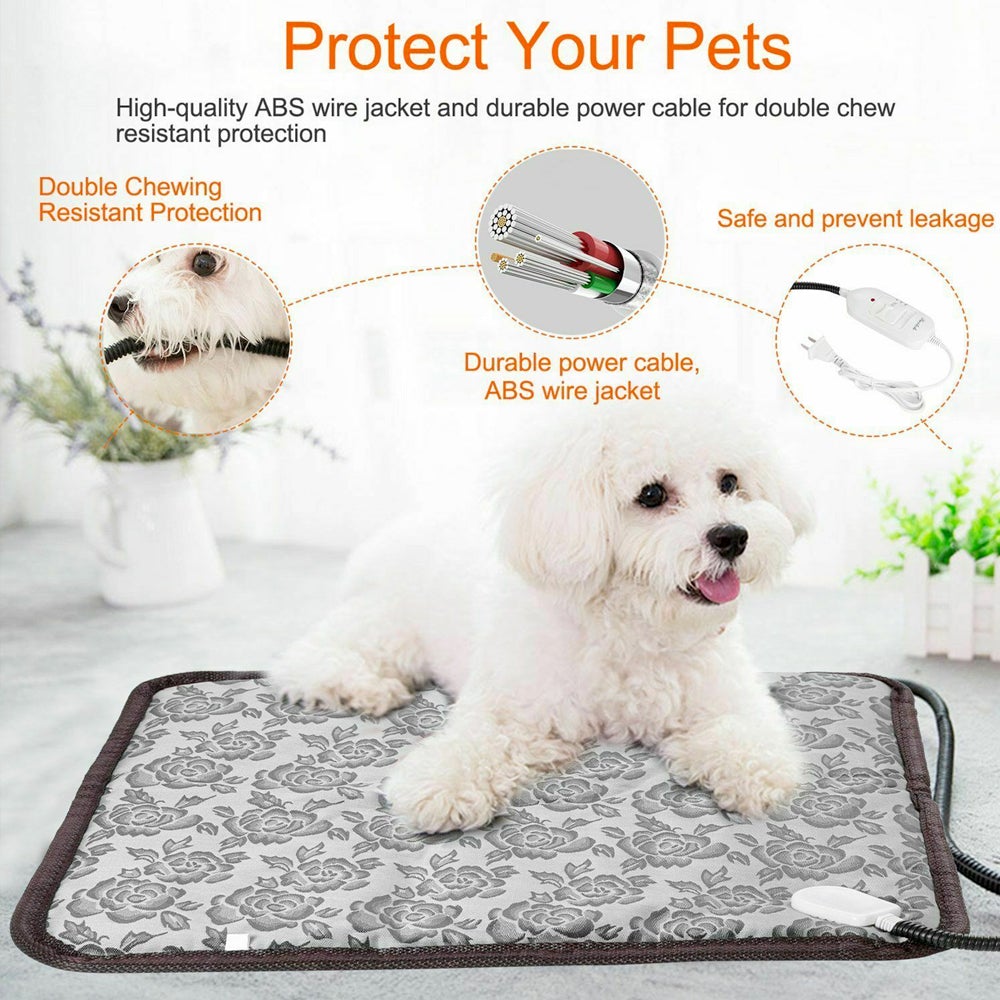 Thermal Heating Waterproof Bed Pad for Pets – Adjustable & Portable