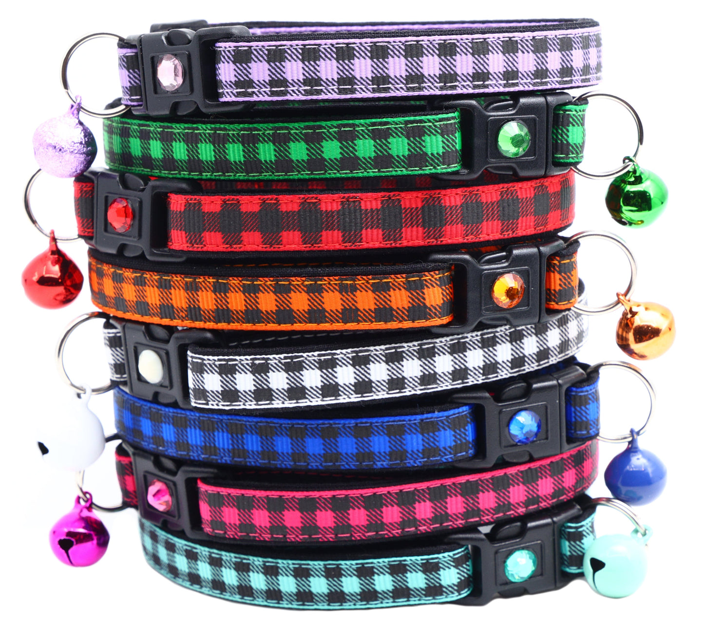 Black Buffalo Plaid - Breakaway Cat Collar