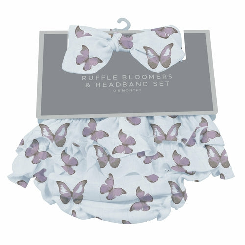 Baby Butterfly Outfit – Ruffle Bloomers & Matching Headband