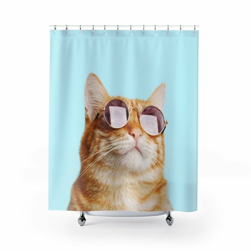 Cat Rules – Playful Cat Lover’s Shower Curtain