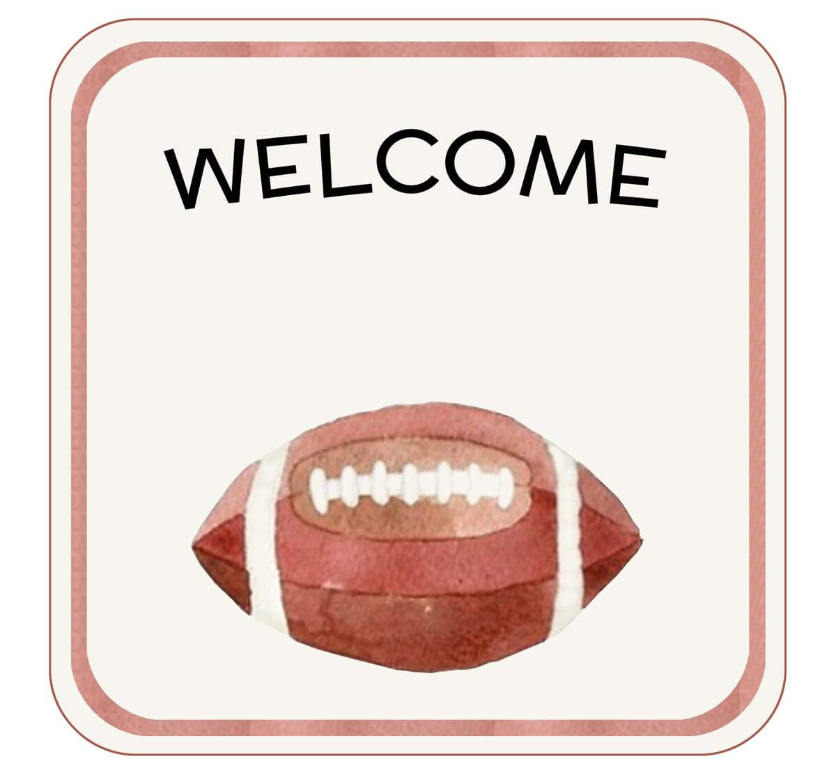 Football Baby Cocoon Swaddle Set