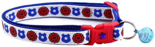 Fire & Police Badges - Breakaway Cat Collar