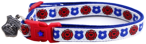Fire & Police Badges - Breakaway Cat Collar