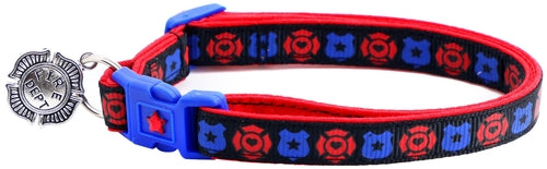 Fire & Police Badges - Breakaway Cat Collar