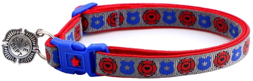Fire & Police Badges - Breakaway Cat Collar