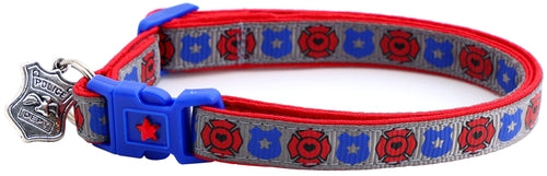 Fire & Police Badges - Breakaway Cat Collar