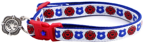 Fire & Police Badges - Breakaway Cat Collar