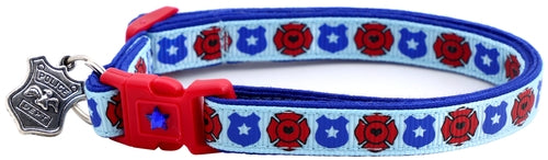Fire & Police Badges - Breakaway Cat Collar