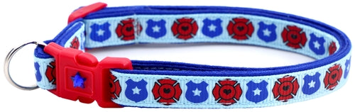 Fire & Police Badges - Breakaway Cat Collar