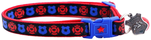 Fire & Police Badges - Breakaway Cat Collar