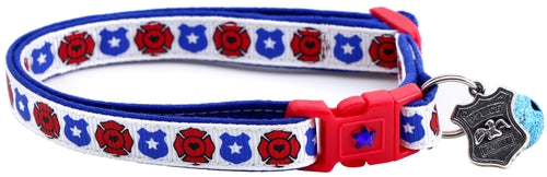 Fire & Police Badges - Breakaway Cat Collar