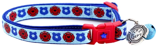 Fire & Police Badges - Breakaway Cat Collar