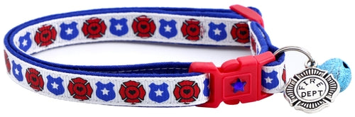 Fire & Police Badges - Breakaway Cat Collar