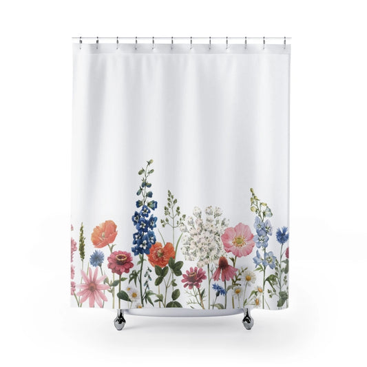 Spring Floral Garden – Bright & Cheerful Shower Curtain
