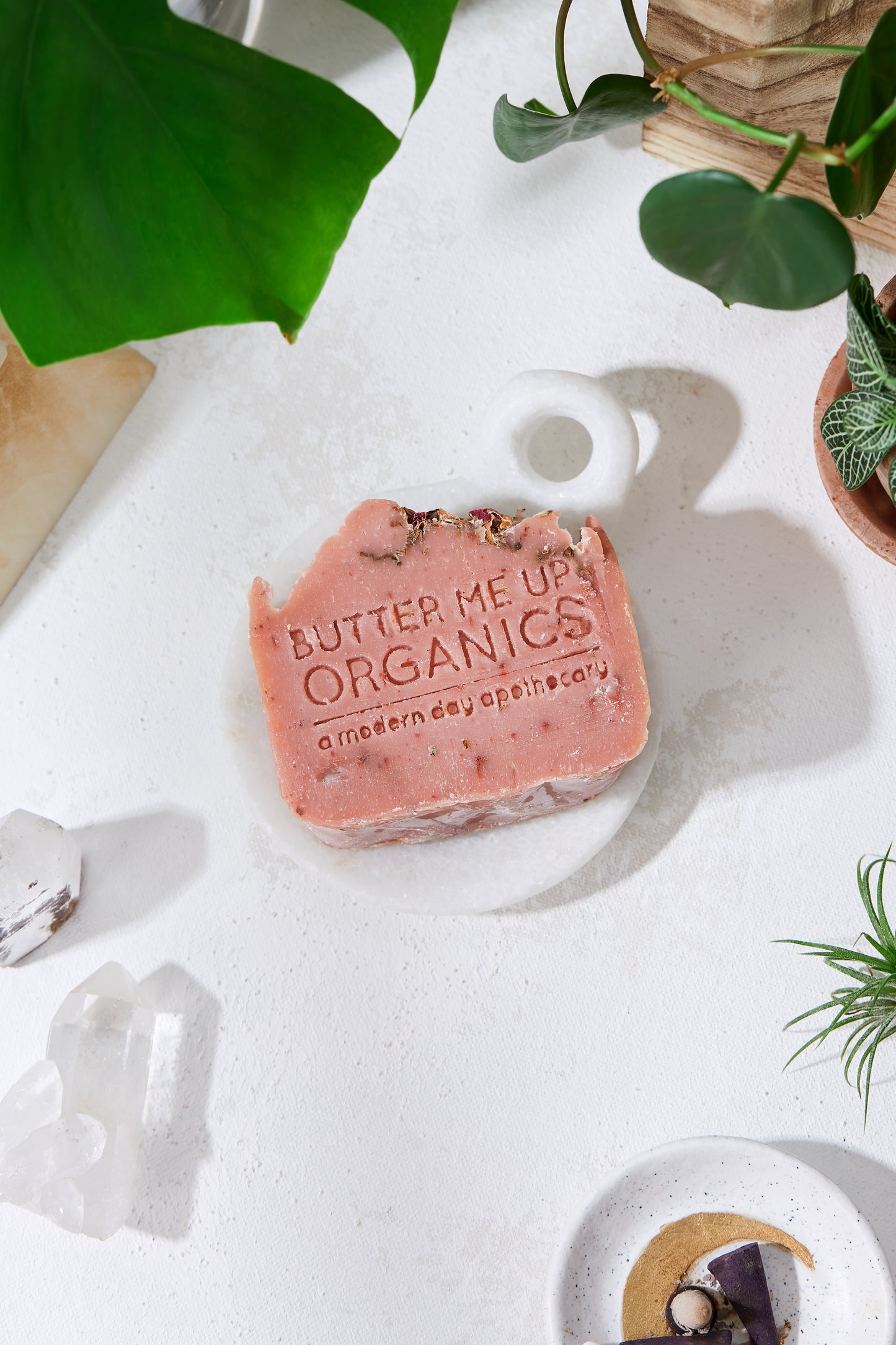 Rose Garden Organic Soap – Pink Clay & Rose Petals