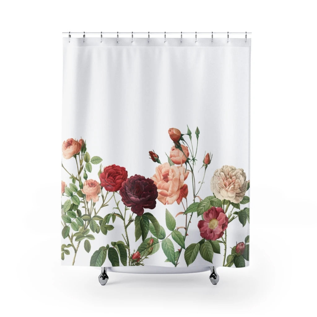 Rose Garden – Elegant Floral Shower Curtain