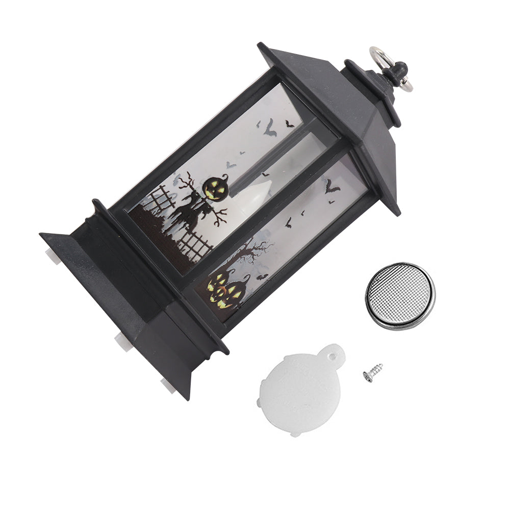 Halloween Hanging Lantern – Pumpkin Pattern LED Light