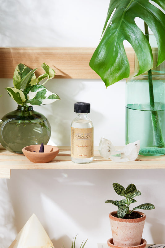 Organic Brightening Toner – Lemon & Witch Hazel