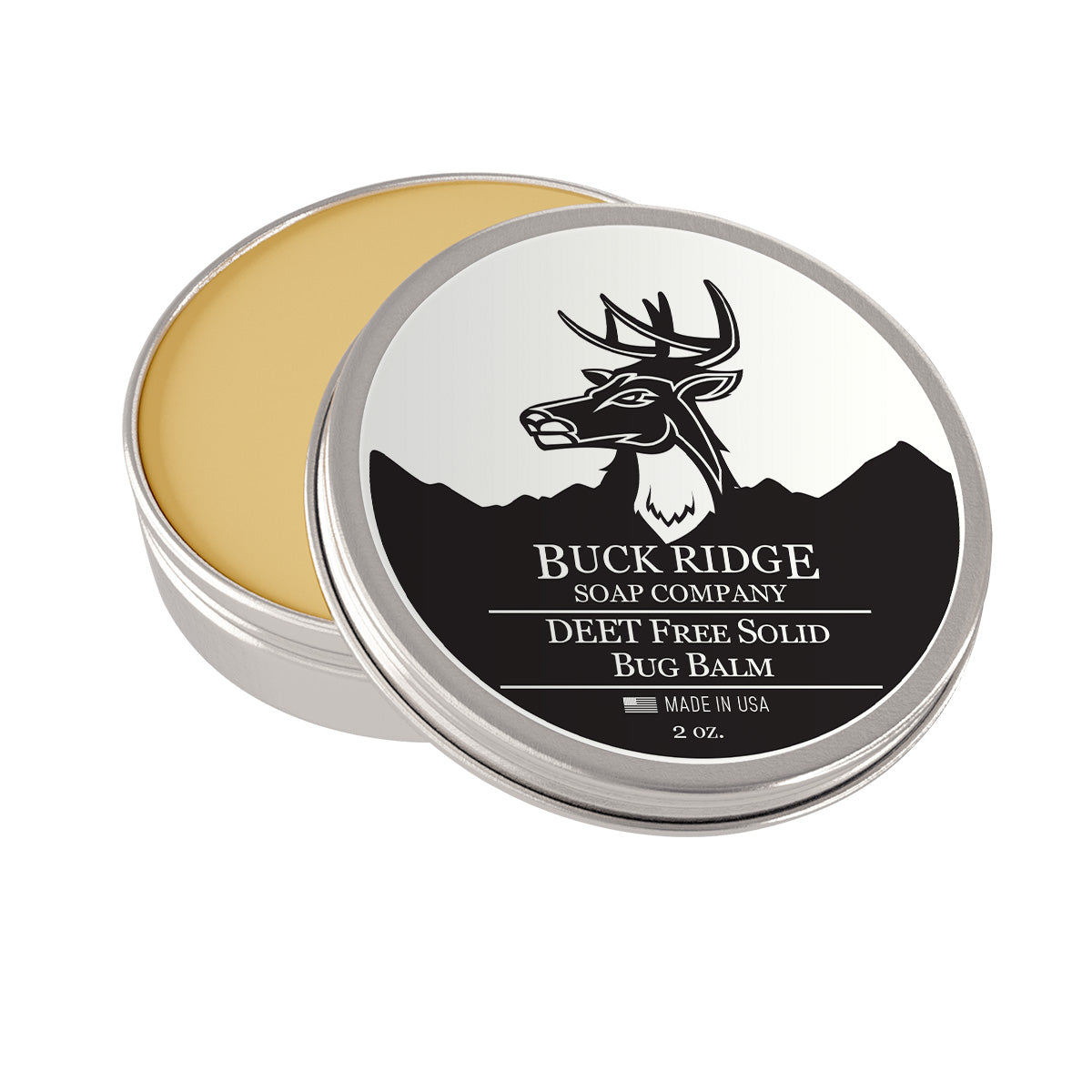 DEET-Free Solid Bug Balm Insect Repellent – Natural Outdoor Protection