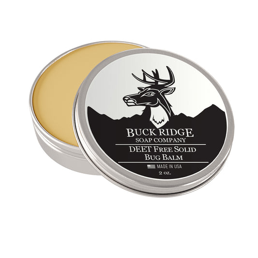DEET-Free Solid Bug Balm Insect Repellent – Natural Outdoor Protection