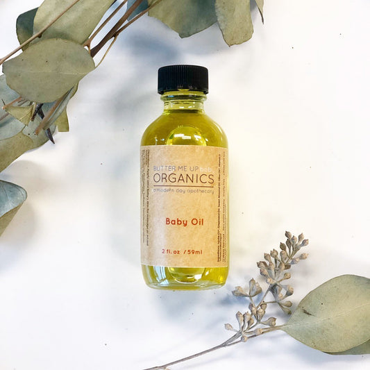 Organic Gentle Baby Oil – Fragrance-Free Newborn Skin Care