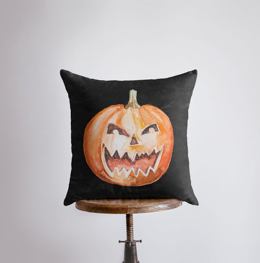 Mischievous Jack O Lantern Pillow Cover