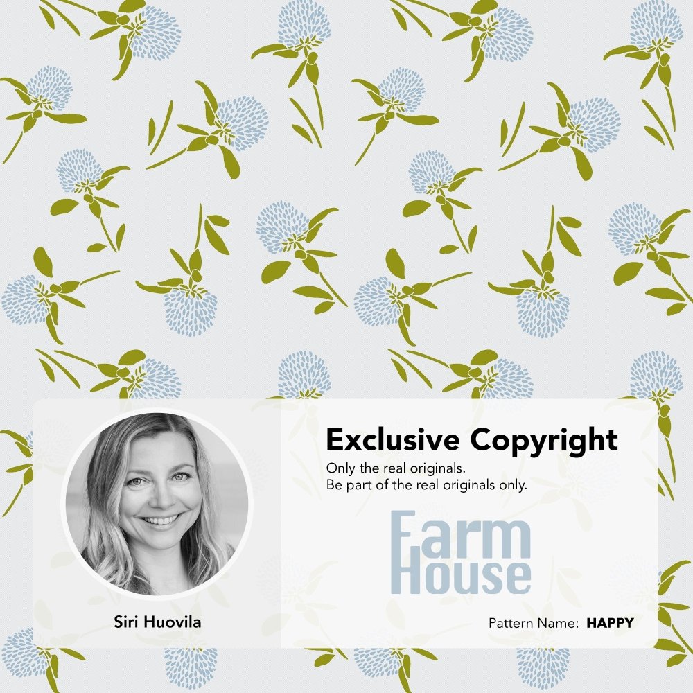 Farmhouse “Happy” Shower Curtain – Rustic Floral Charm