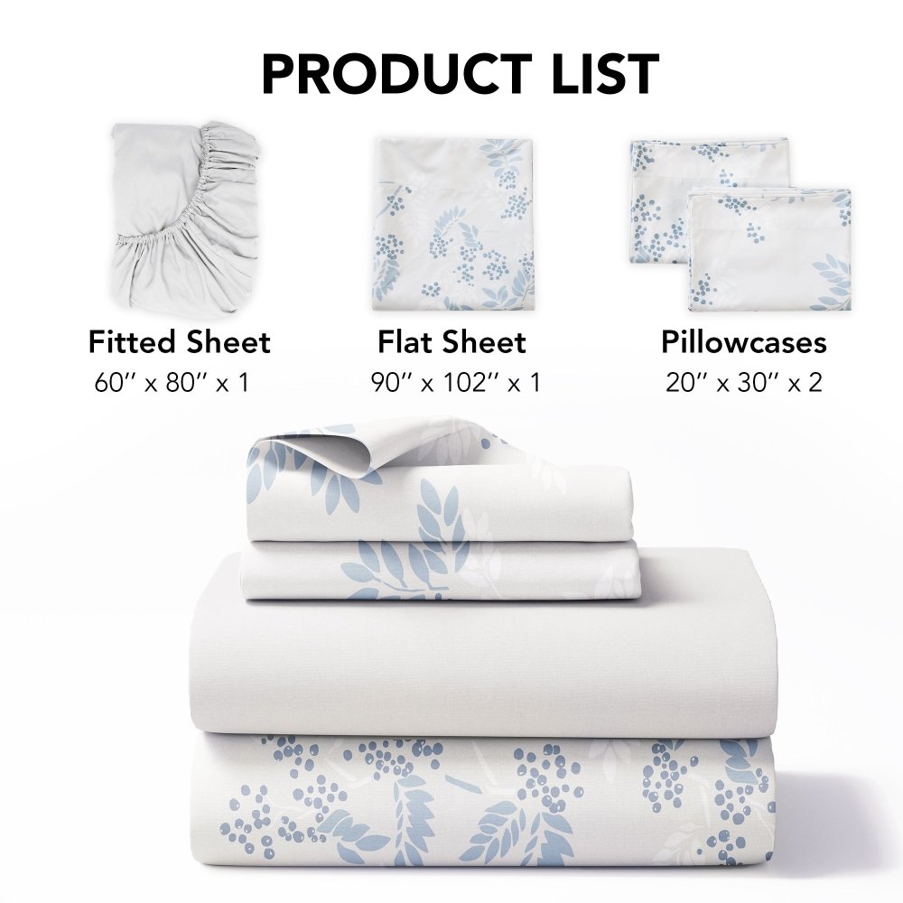 Farmhouse Mountain Ash Bedding Set – 50% Recycled Polyester