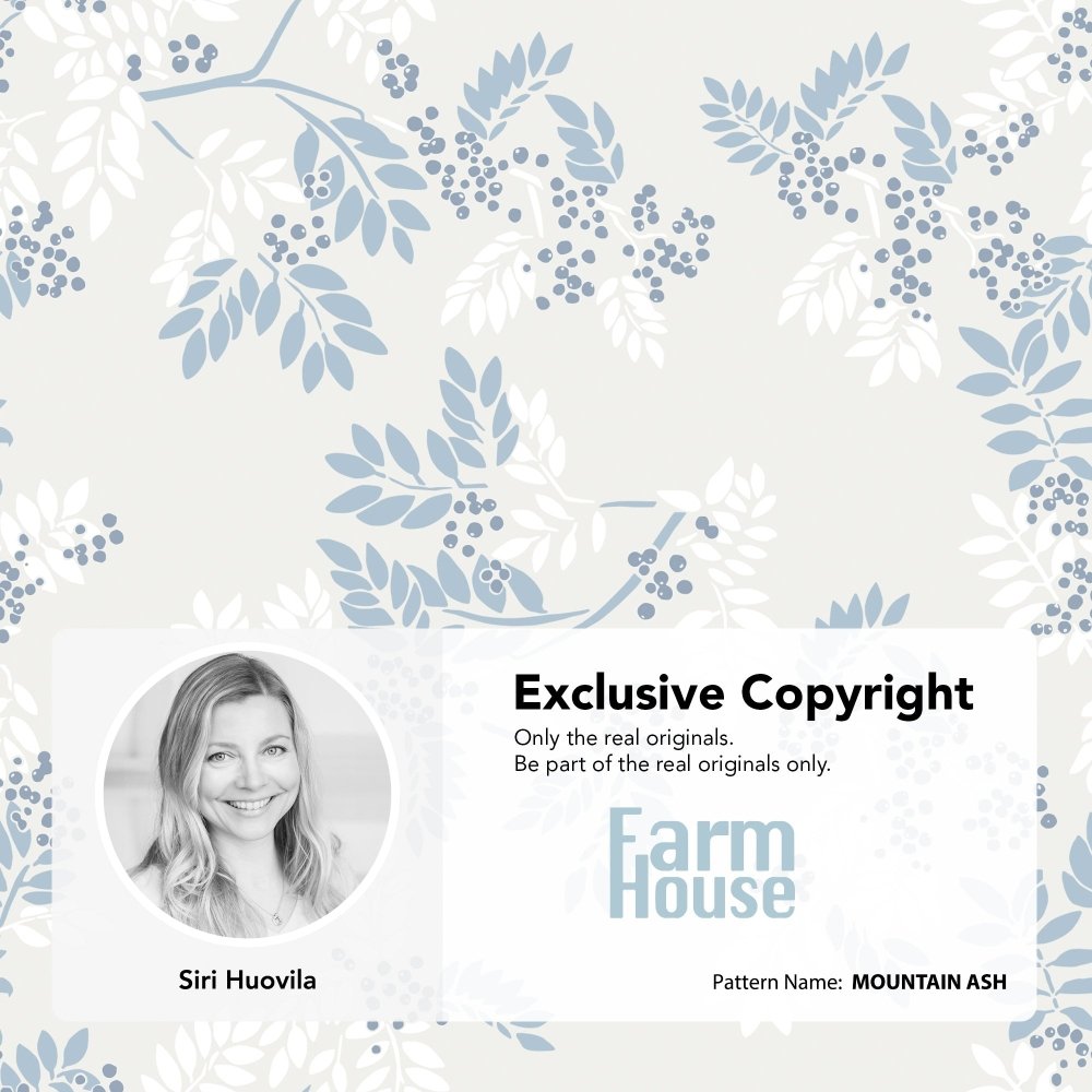 Farmhouse “Mountain Ash” Tablecloth – Waterproof & Sustainable