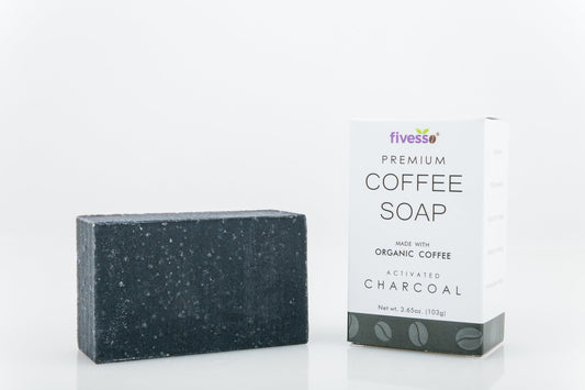 Activated Charcoal – Premium Coffee Soap Bar