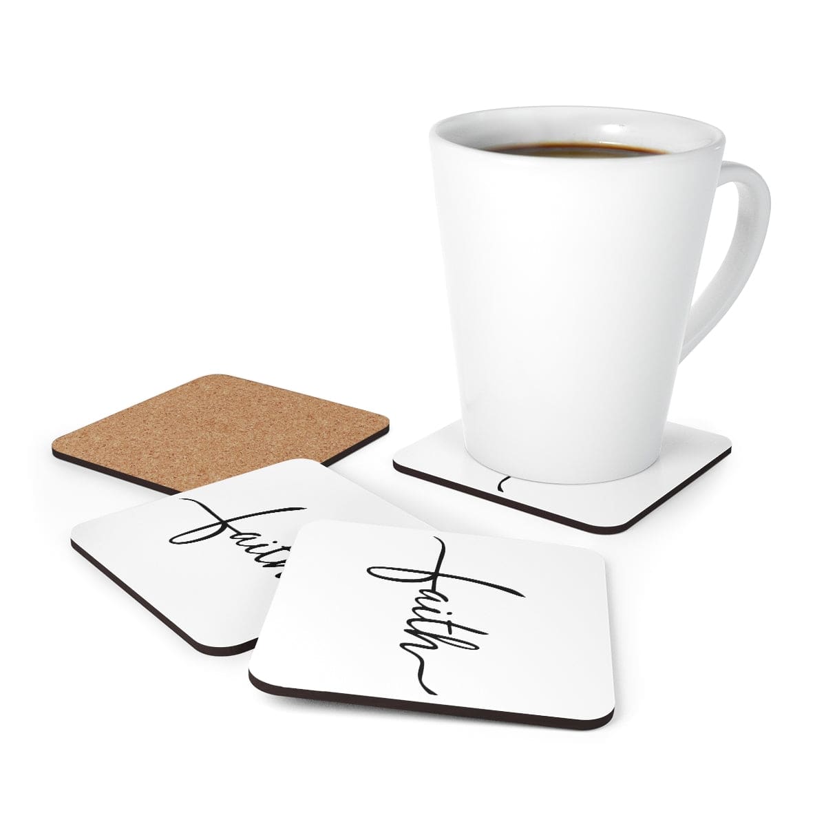 Faith Christian Coaster Set – 4-Pack