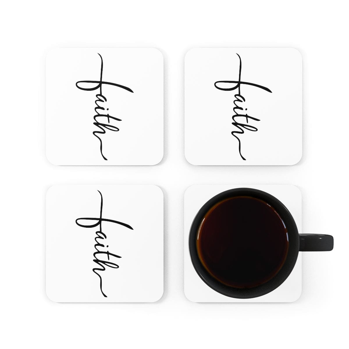 Faith Christian Coaster Set – 4-Pack