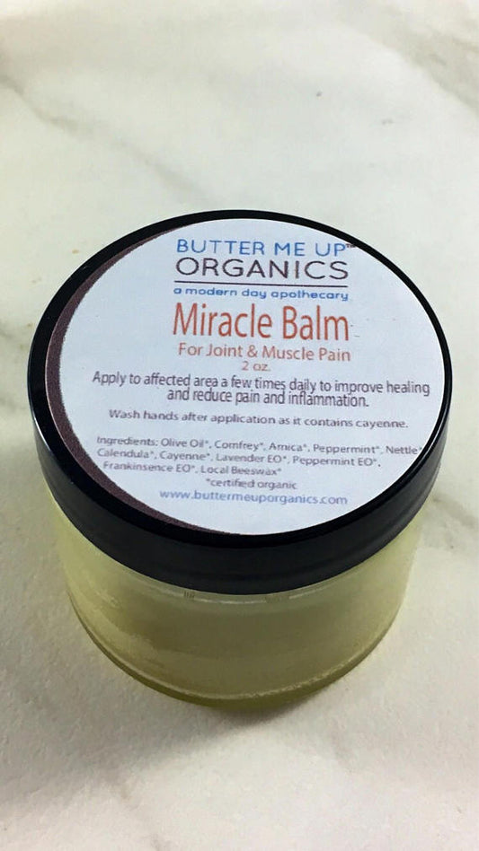 Organic Herbal Pain Balm – Muscle & Joint Relief