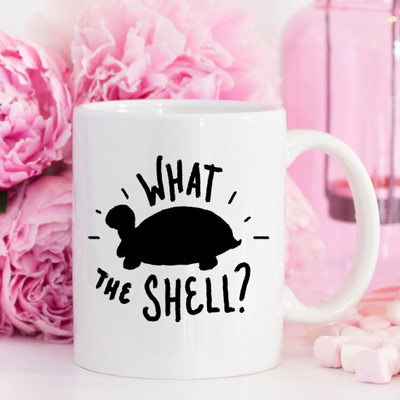 What The Shell? – Funny Turtle Coffee Mug