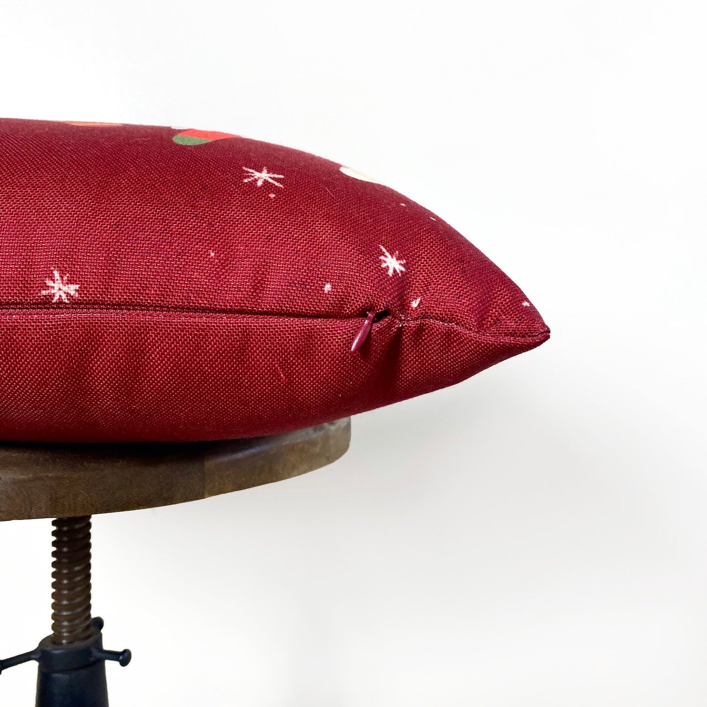 Christmas Stockings – Rustic Holiday Throw Pillow Cover
