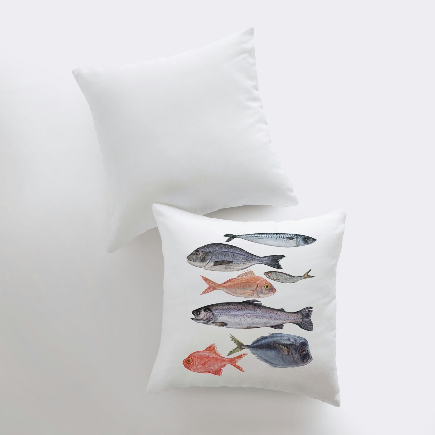 Seven Fish Throw Pillow Cover – Coastal Accent